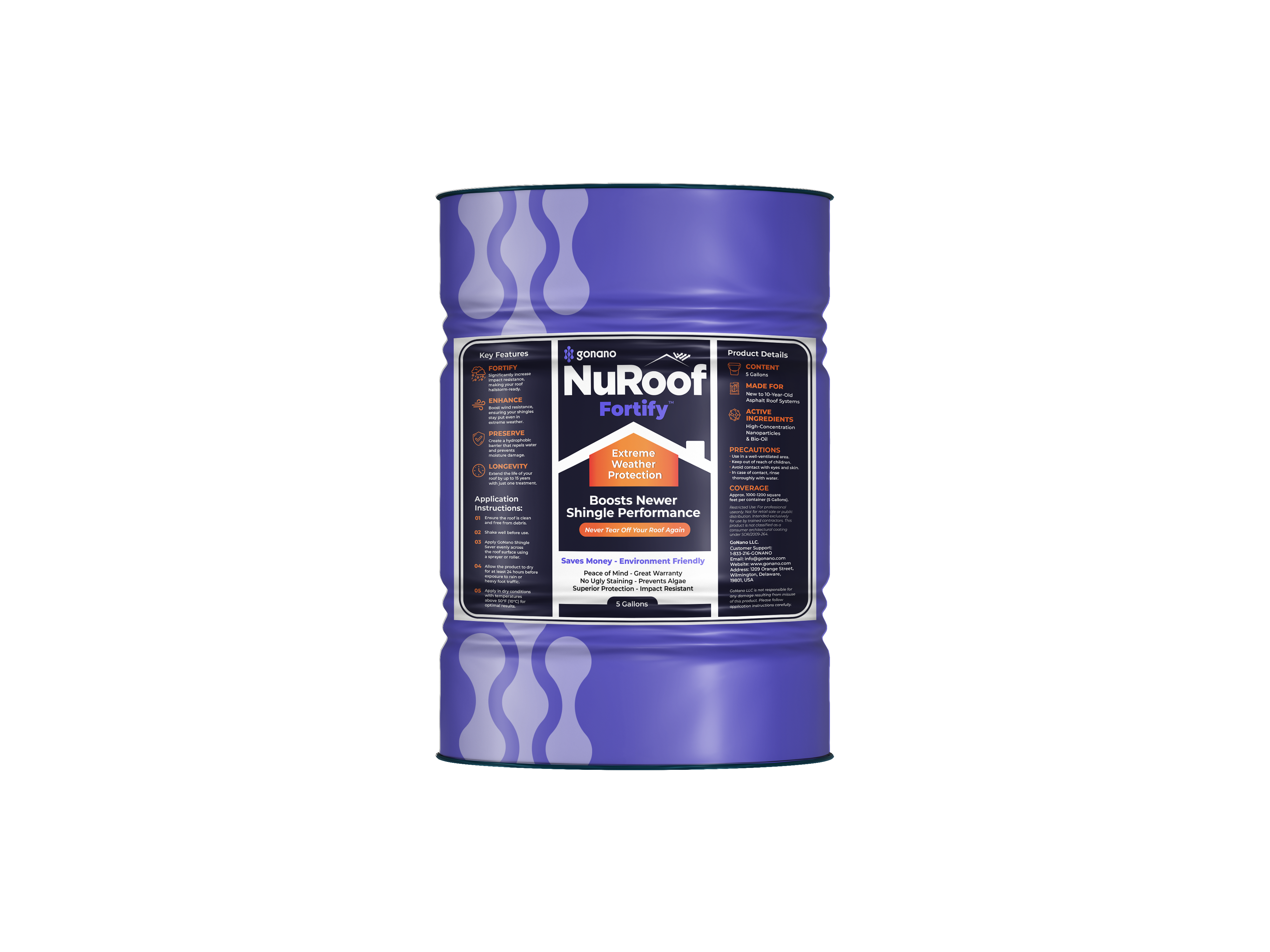 GoNano NuRoof roof treatment
